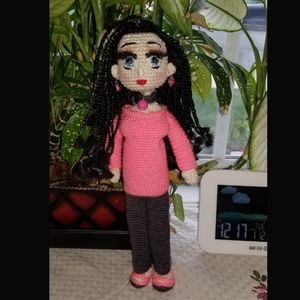 Pregnant doll Amigurumi handmade crochet